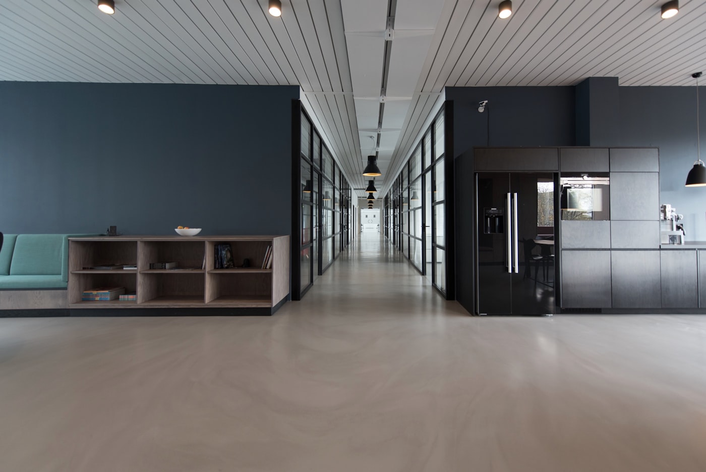 Modern corporate facility managed by professional teams